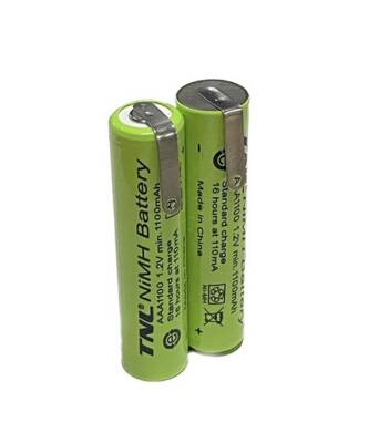 2.4v 1100mAH AAA İnce Pilli Traş Makinesi Pili - 1