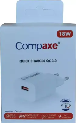 Compaxe CTA-150QC QC 3.0 18W USB Şarj Başlığı - 1