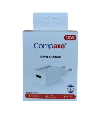 COMPAXE CTA-521 10W 5V 2.1A TEK USB ŞARJ ADAPTÖR - 1