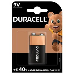 Duracell Alkalin 9V Tekli Paket Pil - 2