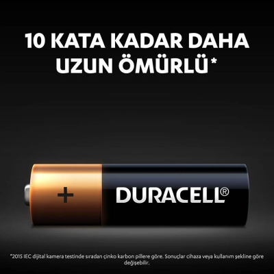 DURACELL ALKALİN KALEM PİL (AA) 4'LÜ - 2