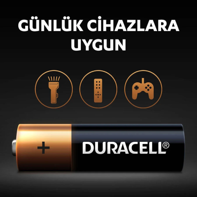 DURACELL ALKALİN KALEM PİL (AA) 4'LÜ - 3