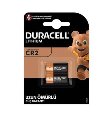 Duracell CR2 Lityum Pil 2li Blister - 1