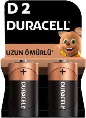 Duracell D Boy Alkalin Büyük Pil 2li Blister Ambalaj - 1