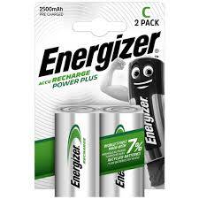 ENERGIZER C 2500MAH ŞARJLI ORTA PİL 2Lİ BLİSTER - 1