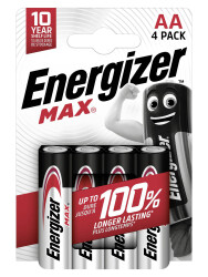 Energizer Max Alkalin AA 1.5V 4'lü - 1