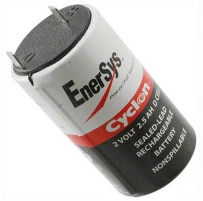 Enersys Cyclon 0810-0004 Single D Cell 2V 2.5AH Medikal Pil - 2