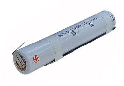 Fakir MRC36 3.6v 2400mAH 3lü Pabuç Girişli Şarjlı Süpürge Pili - 2