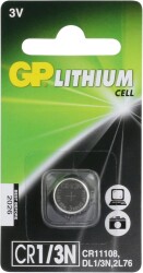 GP CR1/3N Dl1/3N, 2L76 Boy Lityum Düğme Pil 3v Tekli Paket - 1