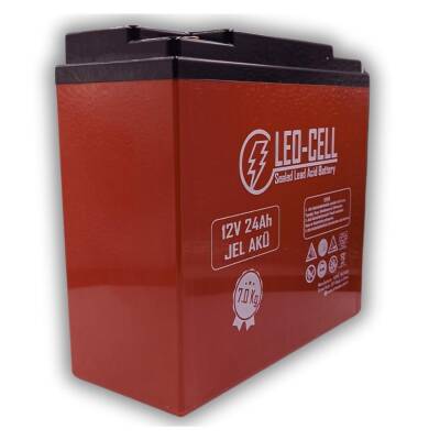 LEO-CELL 12V 24 AH Elektrikli Motorsiklet Aküsü - 3