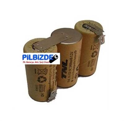 Moulinex 3.6v 2400mAH 3lü Yan Süpürge Pili Terminalli - 1