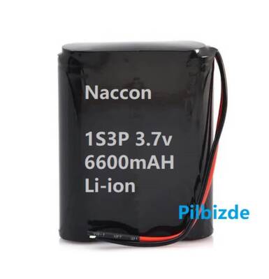 Naccon 3.7v 6600mah 1S3P 18650 Li-ion 1S BMS Devreli Pil Kablolu - 1