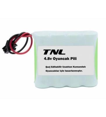 TNL 4.8V 1800mAh Siyah Soketli Şarjlı Oyuncak Pili AA Kalem Pilli - 1