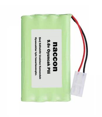 Naccon 9.6V 1100mAh Tamiya Soketli Şarjlı Oyuncak Pili AA Kalem Pilli - 1