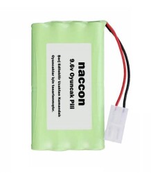 Naccon 9.6V 2700mAh Tamiya Soketli Şarjlı Oyuncak Pili AA Kalem Pilli - 1