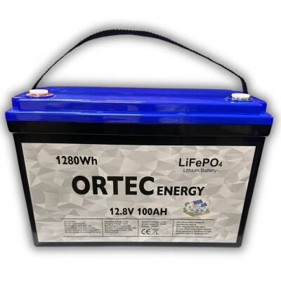 Ortec 12.8V 100AH Lifep04 Lityum Akü 1280 Wh Yeni Nesil 2024 Üretim - 1