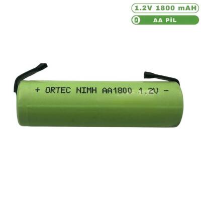 ORTEC NIMH AA 1800 MAH 1.2V-PUNTALI - 1