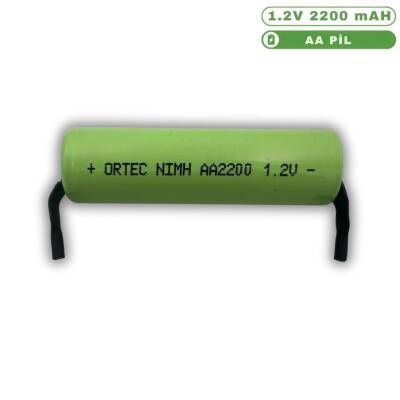 ORTEC NIMH AA 2200 MAH 1.2V-PUNTALI - 1