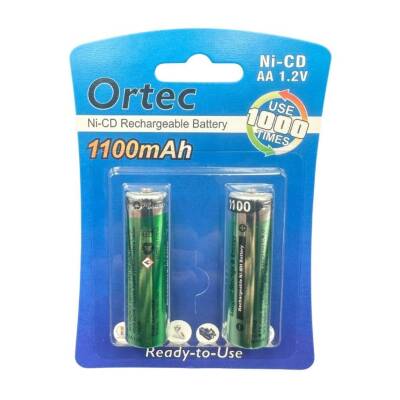 ORTEC NIMH RECHARGEABLE AA 1100 MAH 1.2V - 1