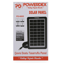 Powerdex PD-6005 9V 3.5W Güneş Paneli Solar - 4