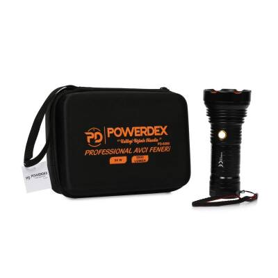 Powerdex PD-9200 20Watt Süper Güçlü LED Profesyonel Şarjlı El Feneri - 1