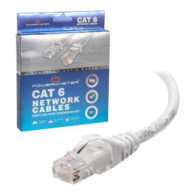 POWERMASTER 3854 CAT6 3 METRE RJ45 PATCH NETWORK - 1