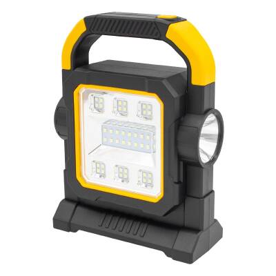 Powermaster HC-7078-D Üç Çalışma Modlu Şarjlı 32 SMD Ledli Taşınabilir Solar Panelli Lamba - 1