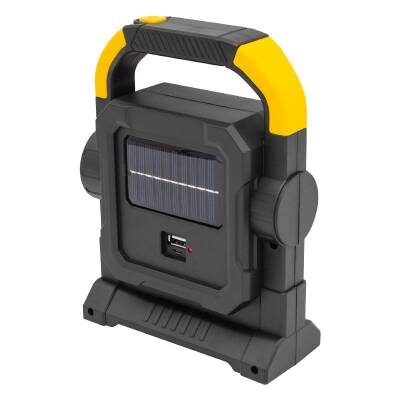 Powermaster HC-7078-D Üç Çalışma Modlu Şarjlı 32 SMD Ledli Taşınabilir Solar Panelli Lamba - 2