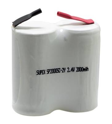 SUPEX Nİ-CD 2.4V SC 2000MAH 2Lİ 2YYANYANA SÜPÜRGE - 1