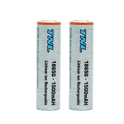 TNL 18650 2'li 1500mah 3.7v Li-ion Başlıksız Pil Batarya - 1