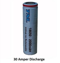 TNL 18650 30A Discharge 2000mAH 3.7 Li-ion Başlıksız Şarjlı Pil - 2