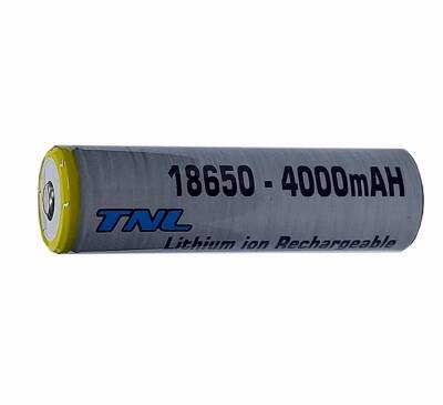 TNL 18650 3.7v 4000mAH Li-ion Başlıklı Ledli Fener Pili - 2