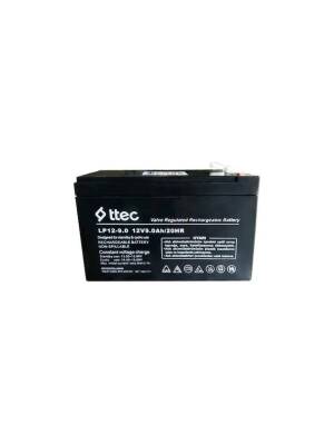 Ttec 12 Volt 9 Amper Bakımsız Kuru Akü Ups Aküsü Kesintisiz Güç Kaynağı Aküsü - 2