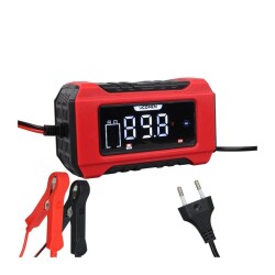 UCOMEN 12V 6A Akıllı Akü Şarj Cihazı Otomatik LCD Ekran (UC-C120501B) - 1