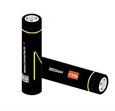 Ultramax 18650 3200mAH 10A Discharge Li-ion Başlıksız Şarj Edilebilir Pil - 1