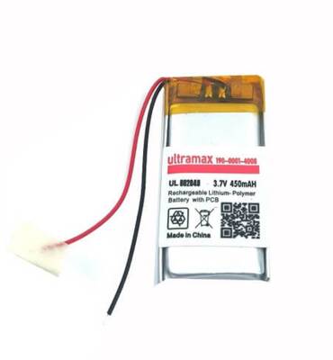 Ultramax 3.7v 450mah 602040 Li-po Lithium Polymer Batarya Pil - 1