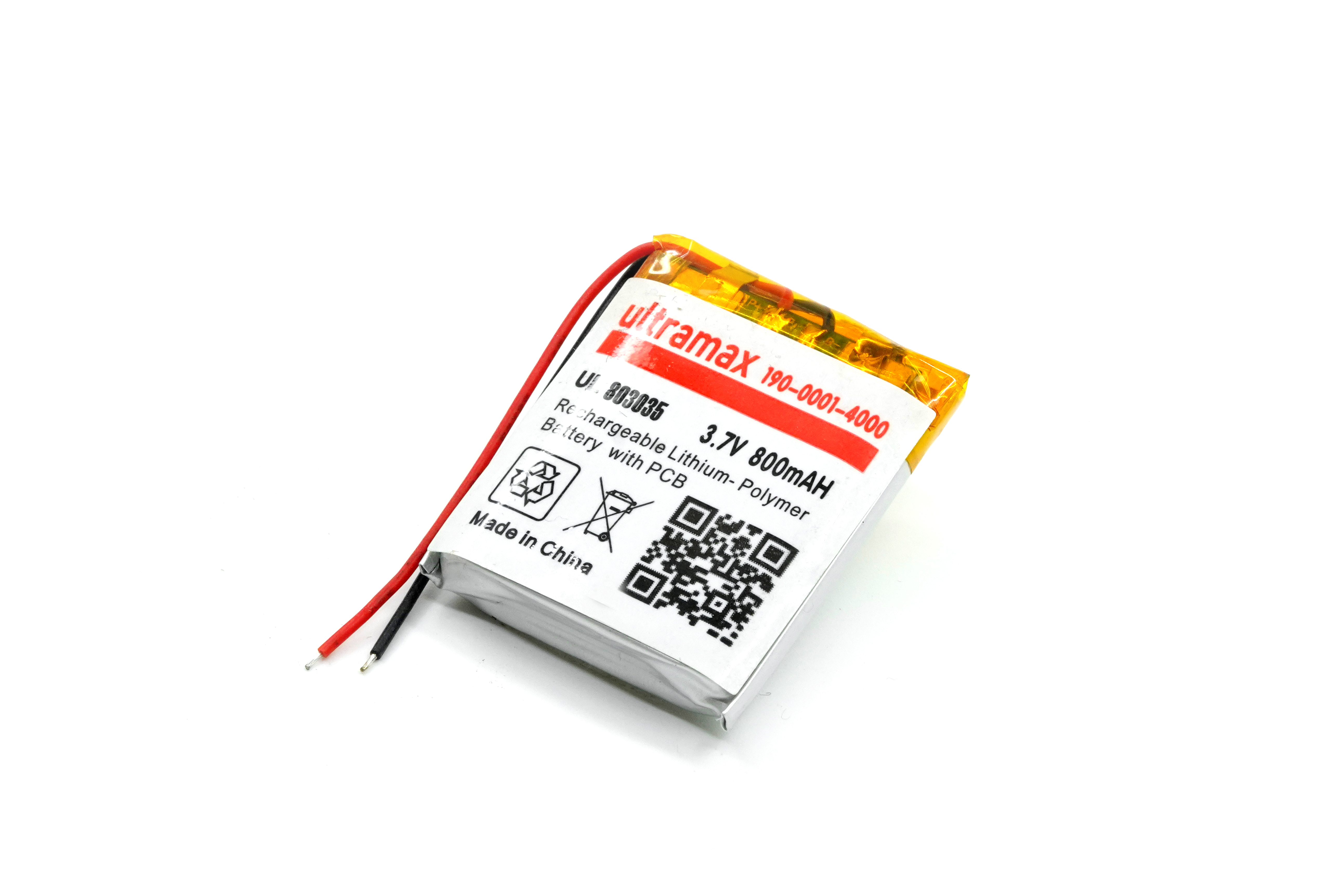 Ultramax 3.7v 800mah 803035 Li-po Lithium Polymer Pil Batarya - 2