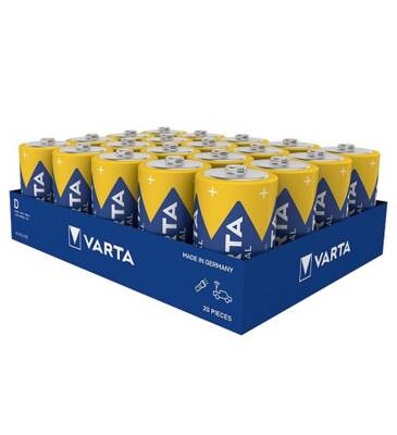 Varta 4020 Endüstriyel Alkalin D Size Büyük Boy Pil 20Li - 1