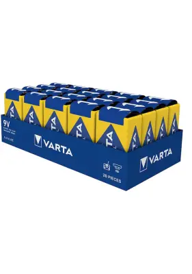 VARTA 4022 ENDÜSTRİYEL ALKALIN 9V PIL 20'Lİ - 1