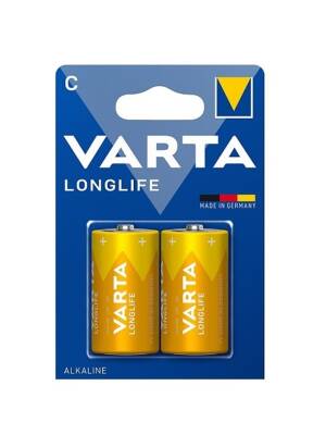 Varta 4114 Longlife Alkalin C Orta Boy Pil 2li Blister - 1