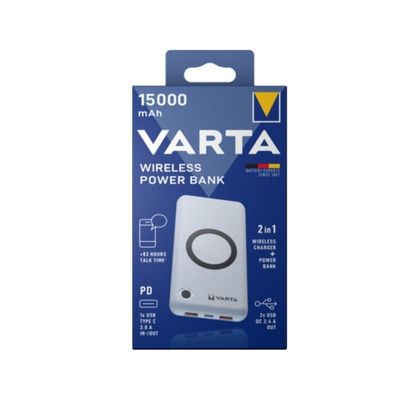 Varta 57908 Wireless Powerbank 15000 mAh - 1