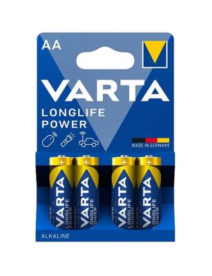 Varta Longlife Power Alkalin AA Kalem Pil 4lü Ambalaj - 1