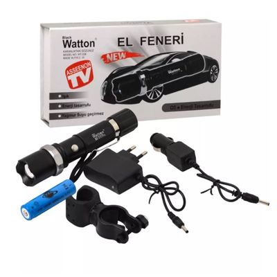 Watton Wt- 038 Zoomlu Şarjlı El Feneri - 1