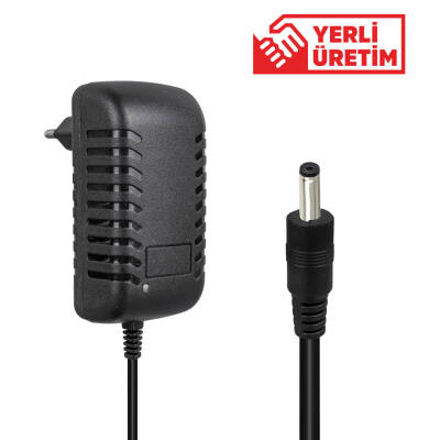 WEKO 7.8 VOLT - 1 AMPER 4.0*1.7 UÇLU KIRMIZI YEŞİL LEDLİ YERLİ ÜRETİM PRİZ TİPİ ŞARJ ADAPTÖRÜ - 1