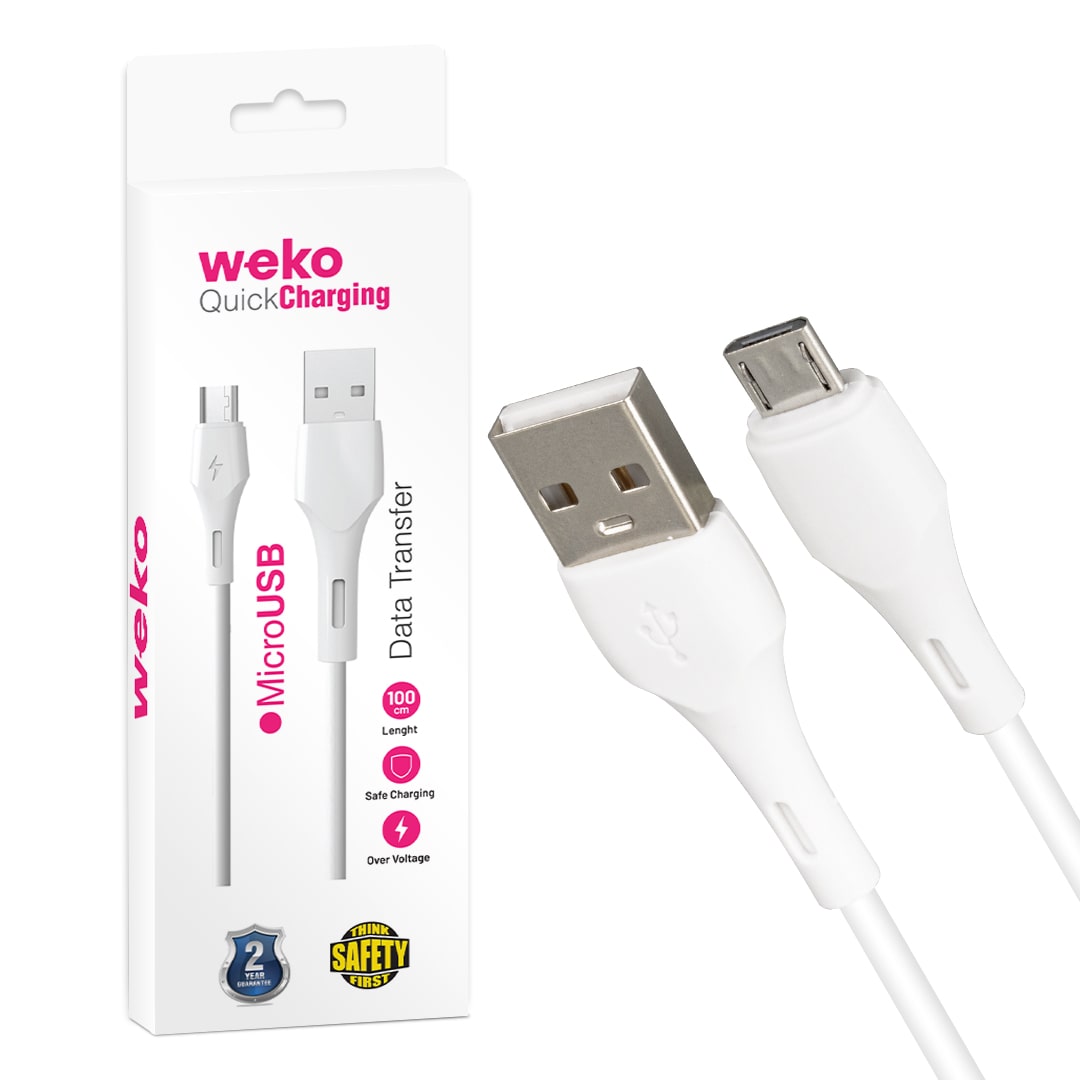 WEKO WK-22017 USB TO MICRO USB 1 MT ŞARJ KABLOSU KUTULU (NO:5) - 1