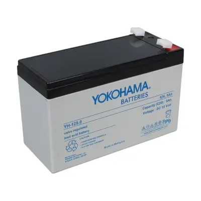 Yokohama 12 Volt 9 Amper Akü YH-129.0 (150x65x90 Mm) - 1